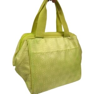 Tastefully Simple Small Travel Cooler Lunch Box Lime Green‎